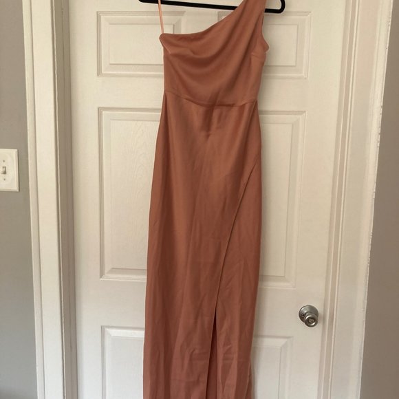 BHLDN Dylan Satin Charmeuse Maxi Dress - Picture 6 of 9